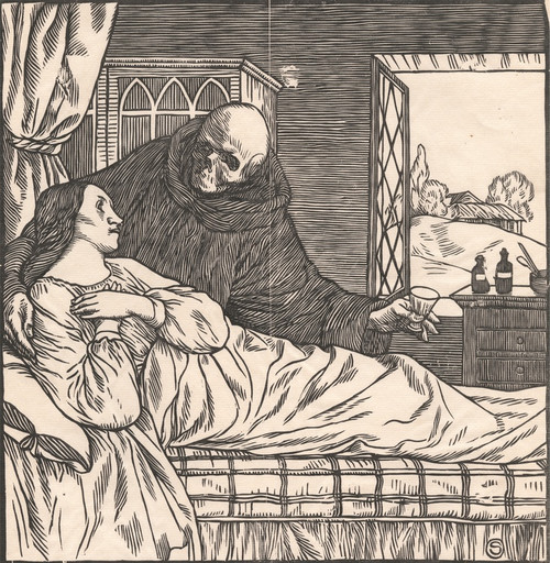 Digital Print - Death and the Woman by William Strang