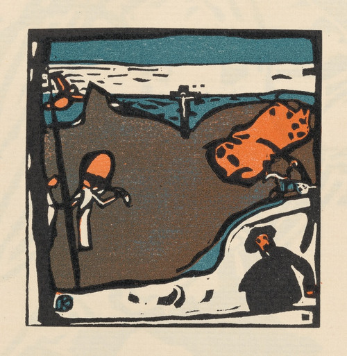 Digital Print - Klnge Pl.16 by Wassily Kandinsky