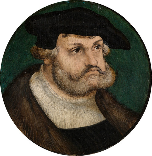Digital Print - Friedrich der Weise Kurfrst von Sachsen by Lucas Cranach