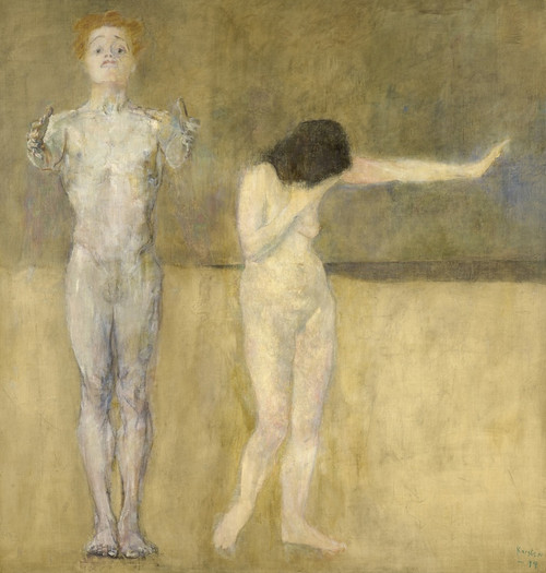 Digital Print - Adam and Eve by Ludvig Karsten
