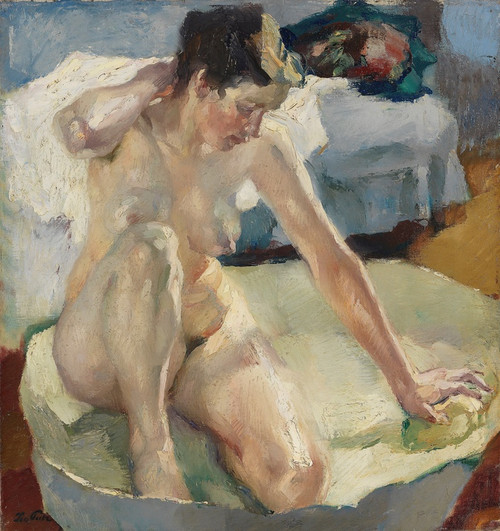 Digital Print - In der Badewanne II by Leo Putz