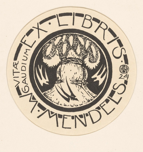 Digital Print - Ex libris van Maurits Mendels 3 by Richard Nicolas Roland Holst