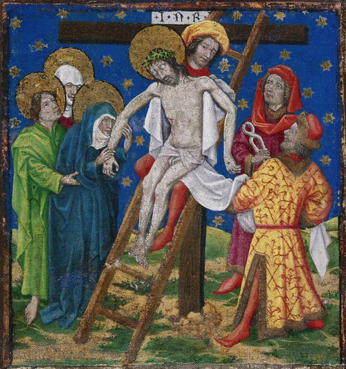 Digital Print - Descent from the Cross by Cologne Master of 1458