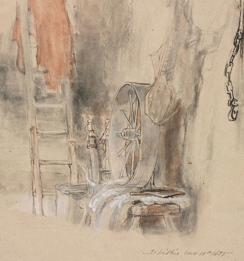 Digital Print - Study for "The Peep-O-Day Boys Cabin, in the West of Ireland" ("The Sleeping Whiteboy") by Sir David Wilkie