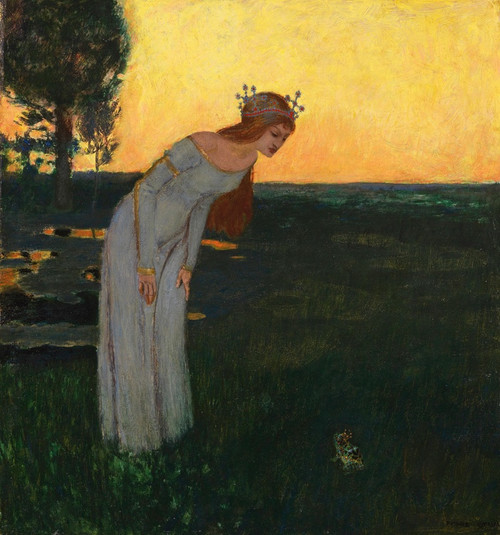 Digital Print - Once upon a time by Franz von Stuck