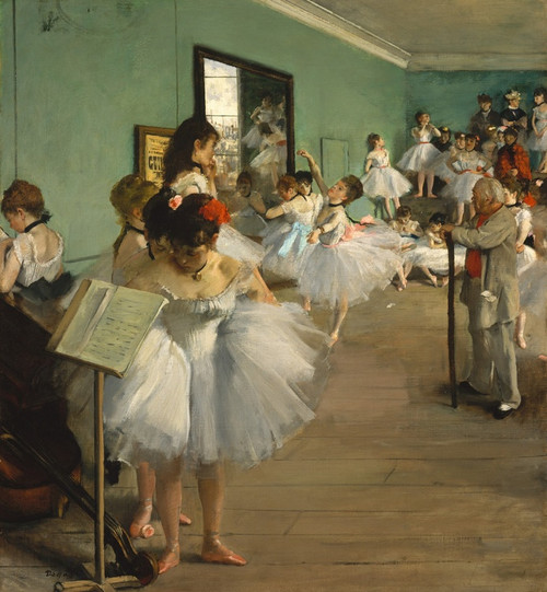Digital Print - The Dance Class by Edgar Degas