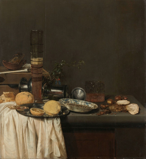 Digital Print - Still Life with a Tall Beer Glass by Jan Jansz. van De Velde III