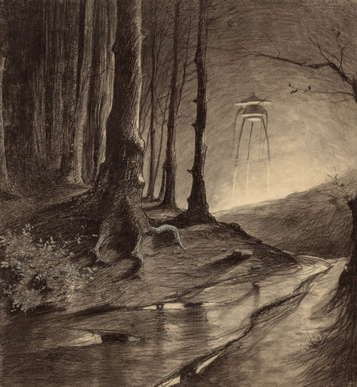 Digital Print - Martian in the Forest by Henrique Alvim Corra