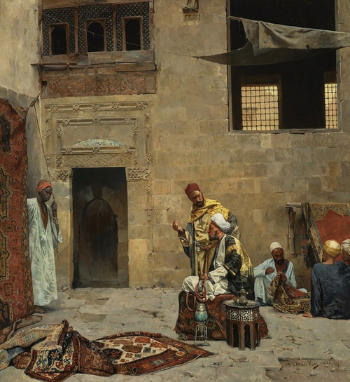 Digital Print - The Carpet Merchants by Charles Wilda