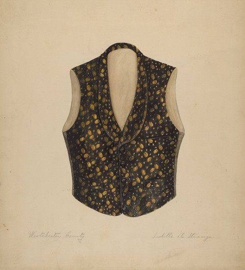 Digital Print - Vest by Isabelle De Strange