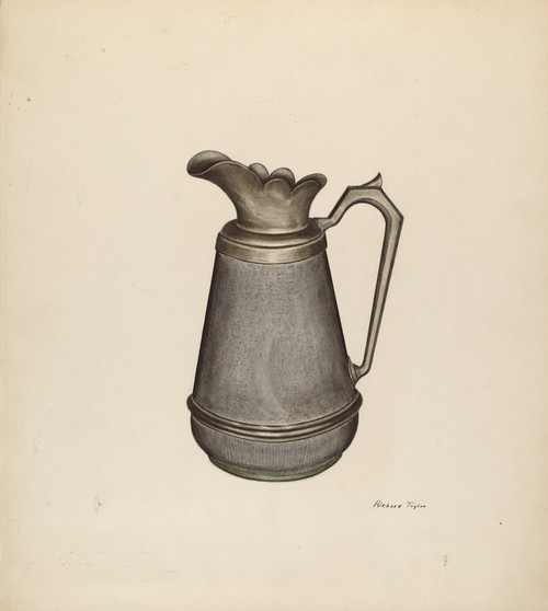 Digital Print - Enamel Pitcher by Richard Taylor