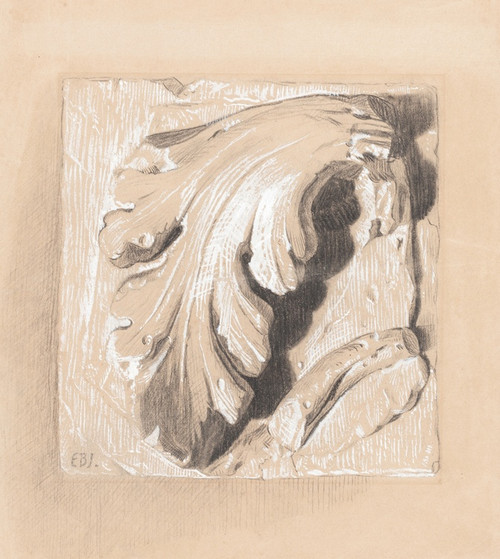 Digital Print - A Fragment from an Antique Frieze by Sir Edward Coley Burne-Jones