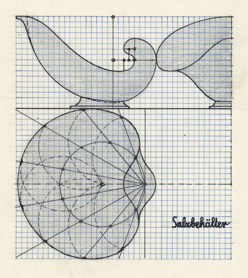 Digital Print - Ontwerp voor een zoutvat by Mathieu Lauweriks