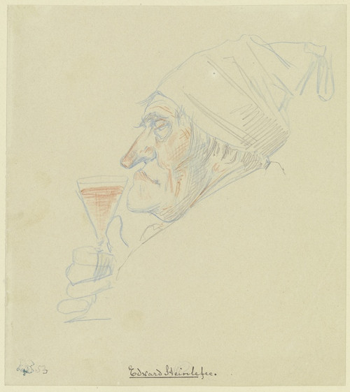 Digital Print - The wine tasting by Eduard von Steinle