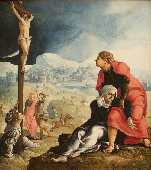 Digital Print - The Crucifixion by Maarten Van Heemskerck