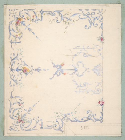 Digital Print - Design for a ceiling by Jules-Edmond-Charles Lachaise