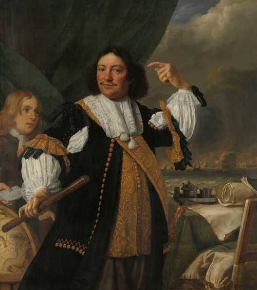 Digital Print - Aert van Nes (1626-1693), Vice Admiral by Bartholomeus van der Helst Digital Print - Aert van Nes (1626-1693), Vice Admiral by Bartholomeus van der Helst