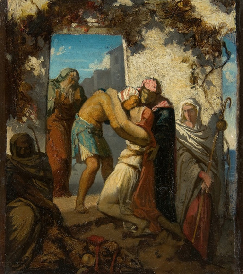 Digital Print - A Scene from the Story of Tobit by Henri Lehmann