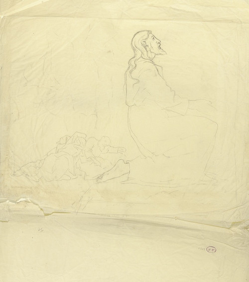 Digital Print - Agony in the Garden by Hans Thoma