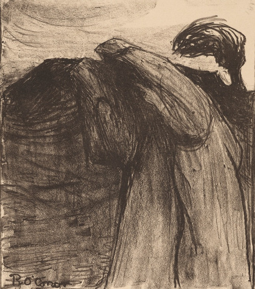 Digital Print - Deux femmes de profil dans un paysage by Roderic O'Conor