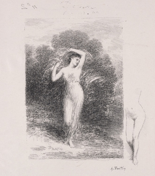 Digital Print - La jeune malade by Henri Fantin-Latour