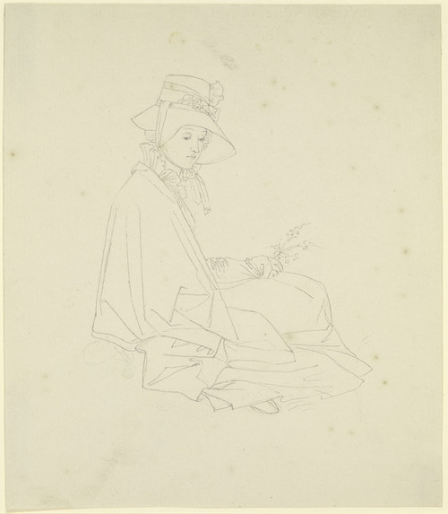 Digital Print - Bildnis der Christine Wenner, geborene Mal (Taunusreise) by Peter von Cornelius