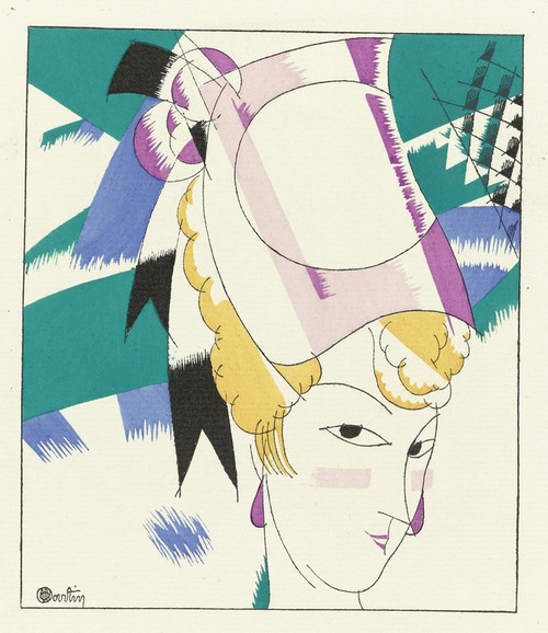 Digital Print - Le chapeau en porcelaine by Charles Martin