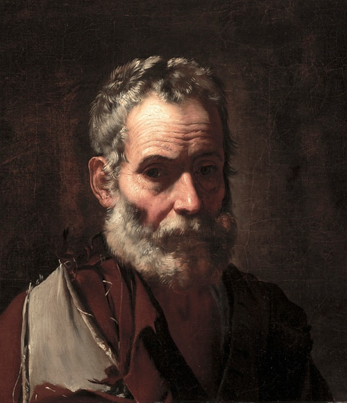 Digital Print - An Old Man by Jusepe de Ribera