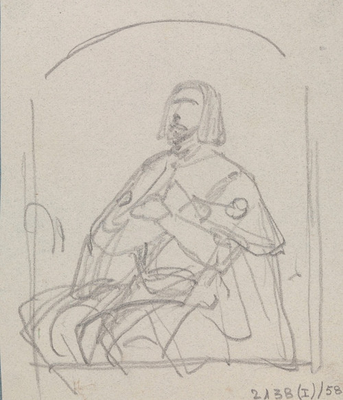 Digital Print - Eberhard, Duke of Wrtemberg, as a Pilgrim in the Holy Land by Nicaise De Keyser