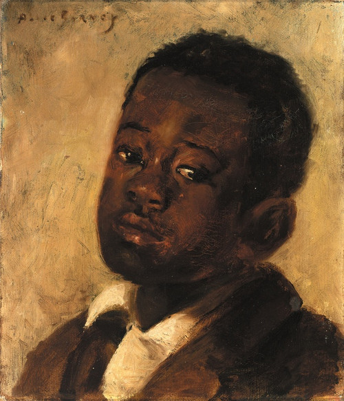 Digital Print - Head of a Negro Boy by Alice Pike Barney