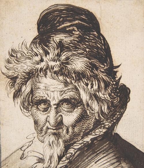 Digital Print - Head of a Bearded Man Wearing a Cap by Jacob de Gheyn II Digital Print - Head of a Bearded Man Wearing a Cap by Jacob de Gheyn II