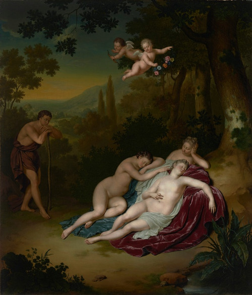 Digital Print - Cimon and Iphigenia by Willem Van Mieris