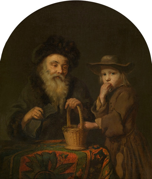 Digital Print - Two Ages by Godfried Schalcken