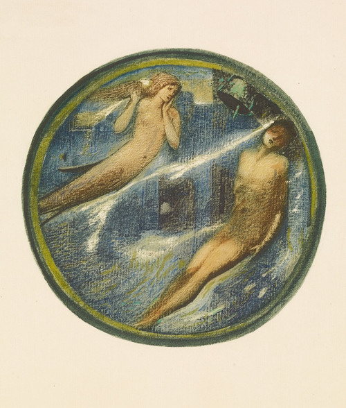 Digital Print - Grave of the Sea by Sir Edward Coley Burne-Jones