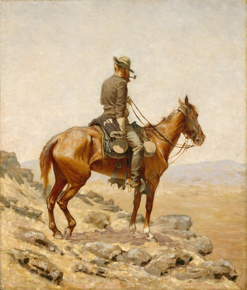 Digital Print - The Lookout by Frederic Remington