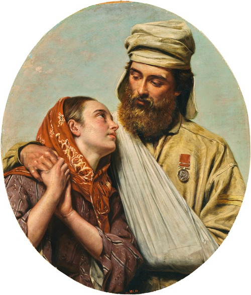 Digital Print - Returning home by Henry Nelson O'Neil