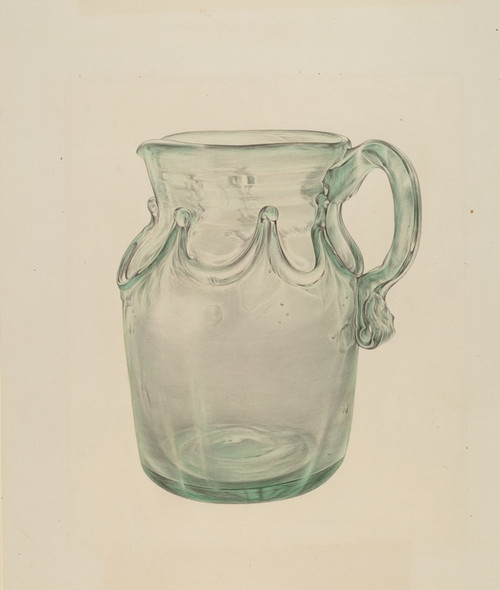 Digital Print - Glass Pitcher by Elisabeth Fulda Digital Print - Glass Pitcher by Elisabeth Fulda