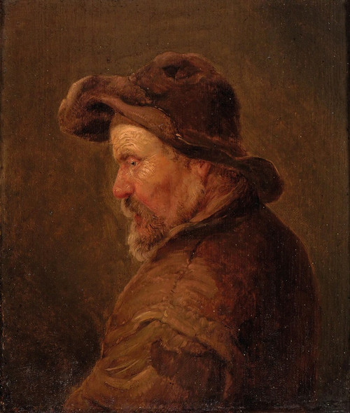Digital Print - A Man In A Hat And Weathered Clothes by Isaac van Ostade Digital Print - A Man In A Hat And Weathered Clothes by Isaac van Ostade