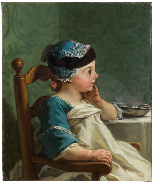 Digital Print - Boy in a Child's Chair by Jean II Restout