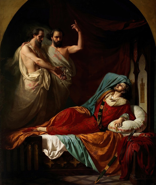 Digital Print - ltimos Momentos De Fernando Iv El Emplazado by Jos Mara Casado Del Alisal