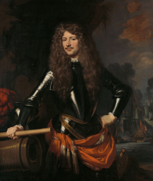 Digital Print - Cornelis Evertsen, Lieutenant-Admiral of Zeeland by Nicolaes Maes