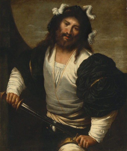 Digital Print - Man drawing a sword by Pietro della Vecchia
