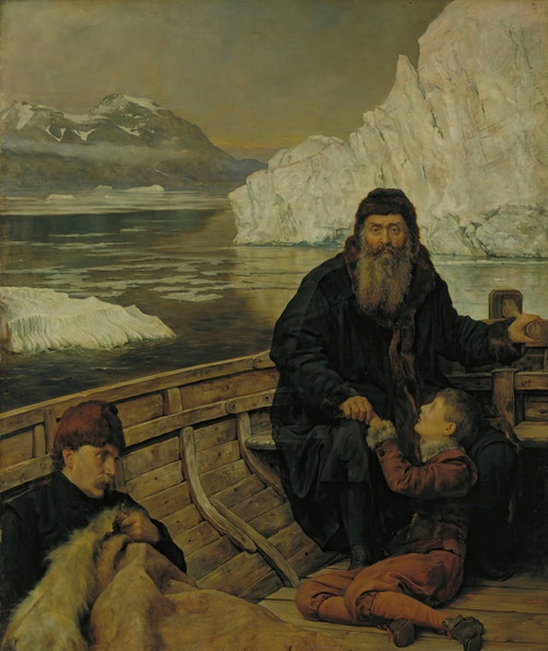 Digital Print - The Last Voyage of Henry Hudson by John Collier