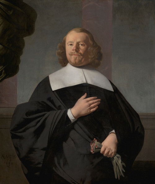 Digital Print - Portrait of Cornelis Jacobsz. Groot by Caesar Van Everdingen