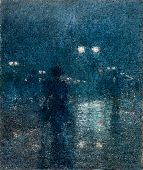 Digital Print - Fifth Avenue Nocturne by Childe Hassam