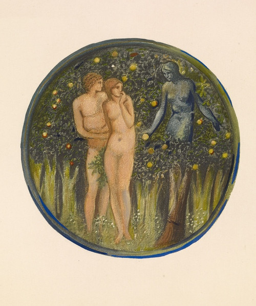 Digital Print - Adder's Tongue by Sir Edward Coley Burne-Jones
