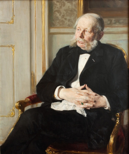 Digital Print - Baron Otto Ditlev Rosenrn-Lehn by Peder Severin Kryer