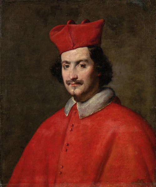 Digital Print - Portrait Of Cardinal Camillo Astalli Pamphili (16161663) by Spanish School