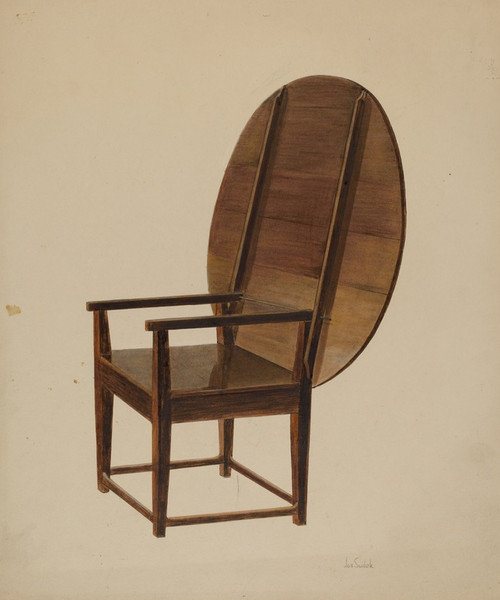 Digital Print - Combination Table and Chair (as chair) by Joseph Sudek