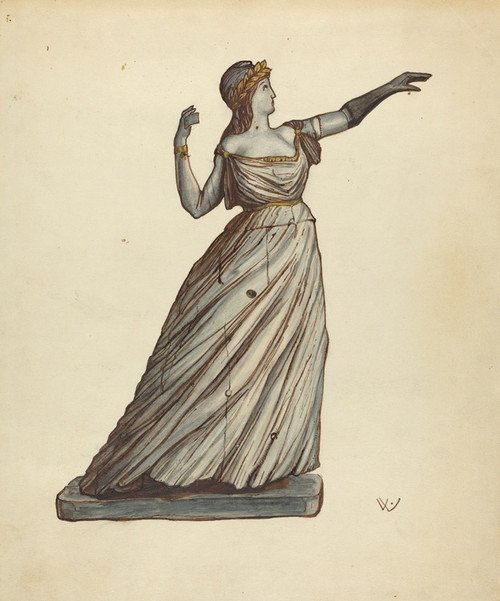 Digital Print - Figurehead by Elizabeth Fairchild